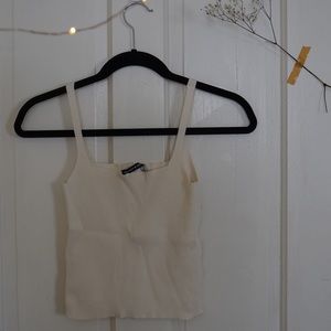 brandy melville white tank